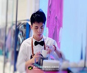 IMM尹默品牌服裝促銷活動(dòng)特邀請展翅咖啡學(xué)員到現(xiàn)場3D咖啡打印